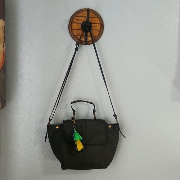 Mystic River Black Satchel Bag - Picture 3 of 9